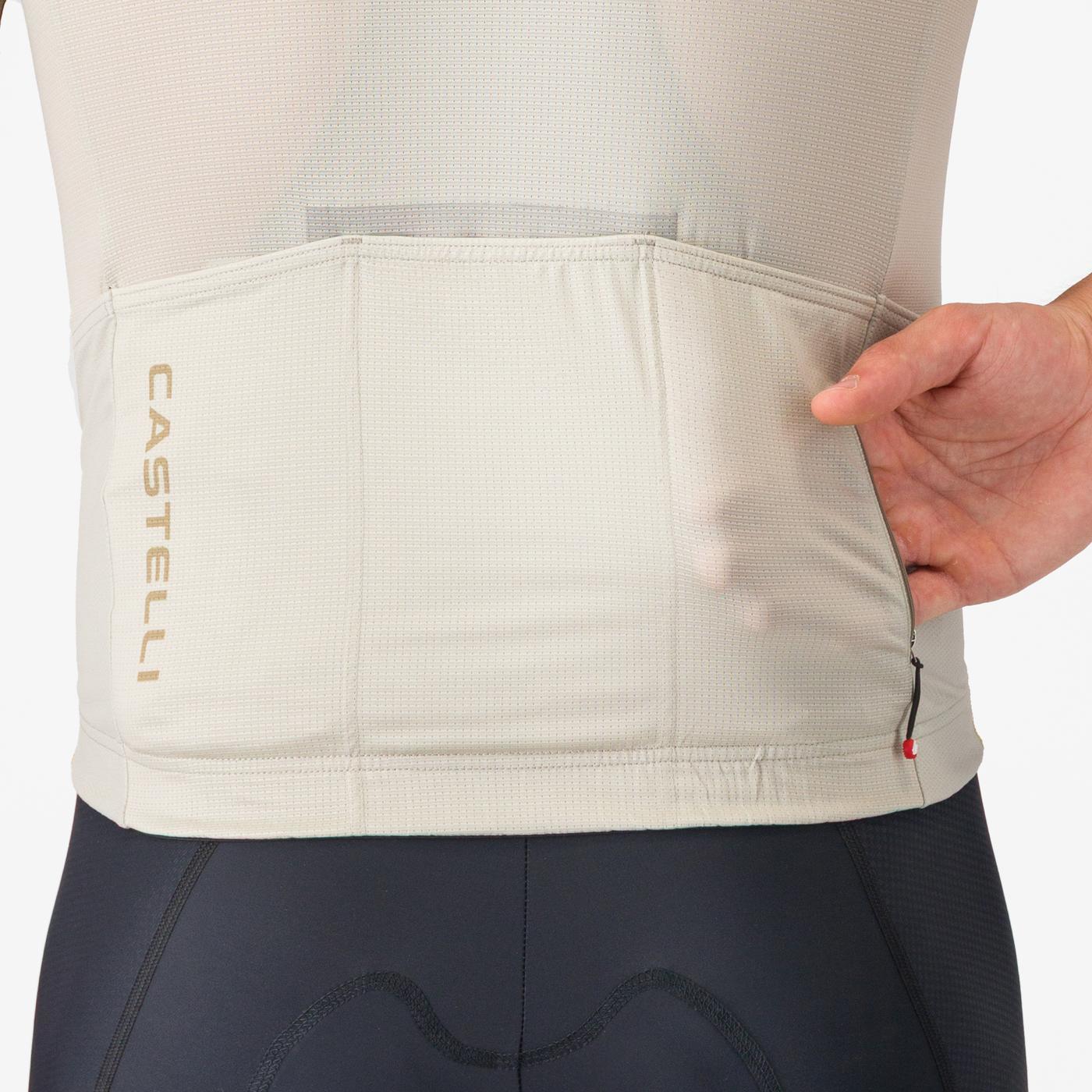 CASTELLI UNLIMITED ENDURANCE 3 JERSEY Beige/Khaki jersey