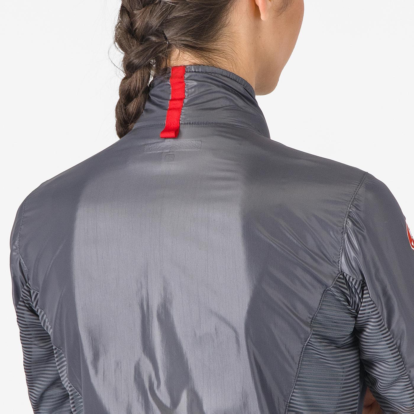CASTELLI ARIA SHELL Bunda dámská tmavě šedá