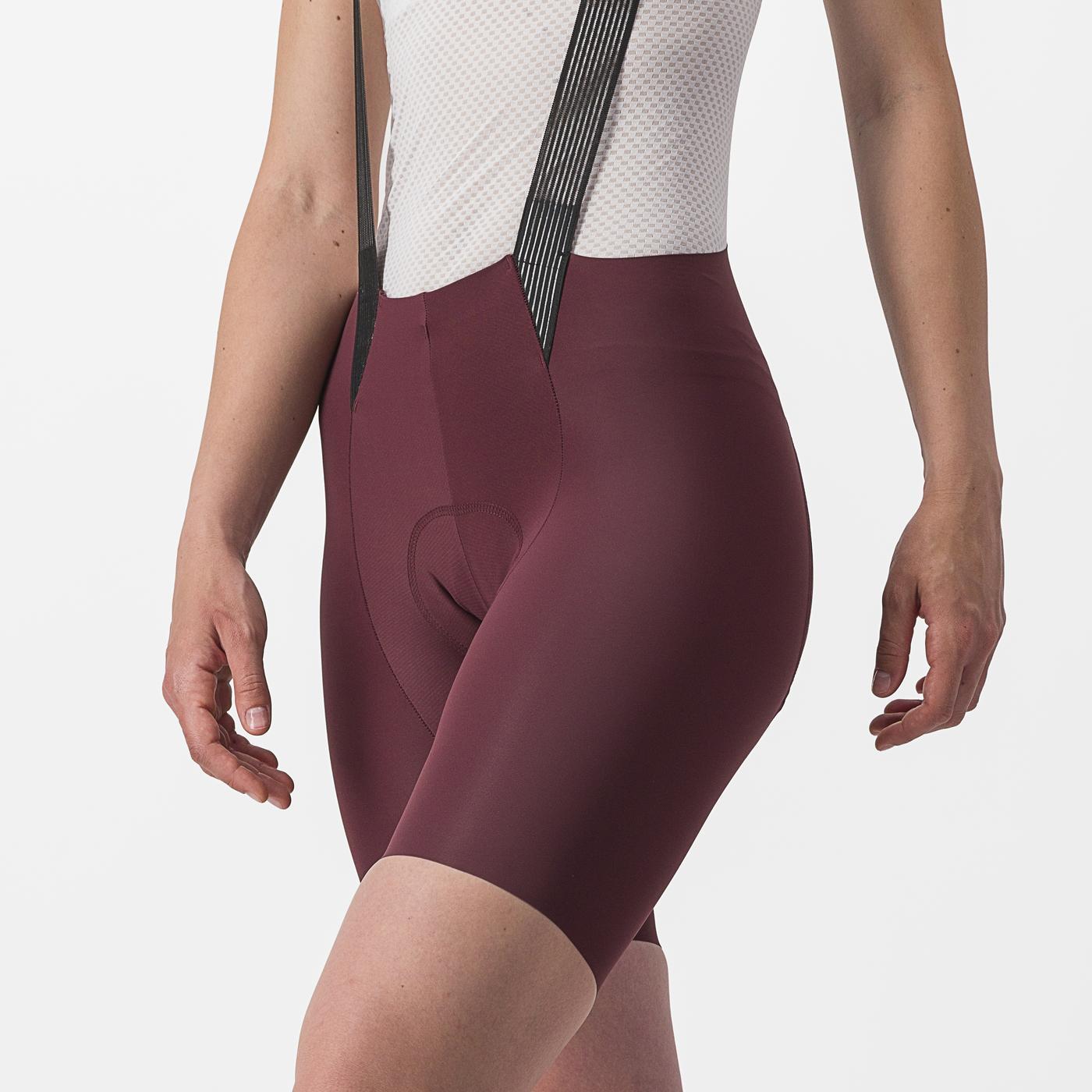 CASTELLI FREE AERO RC W Women's Bib Tight Bordeaux