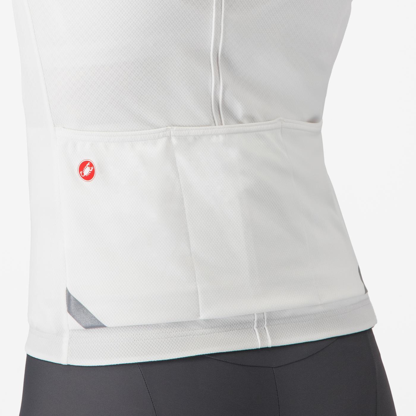 CASTELLI ANIMA 4 Dámský dres s krátkým rukávem White