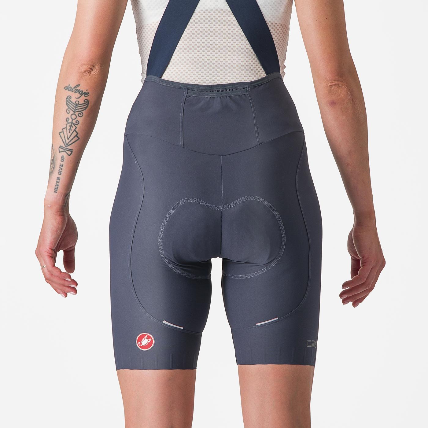 Dámské kalhoty CASTELLI ESPRESSO W DT Blue Bib Tight