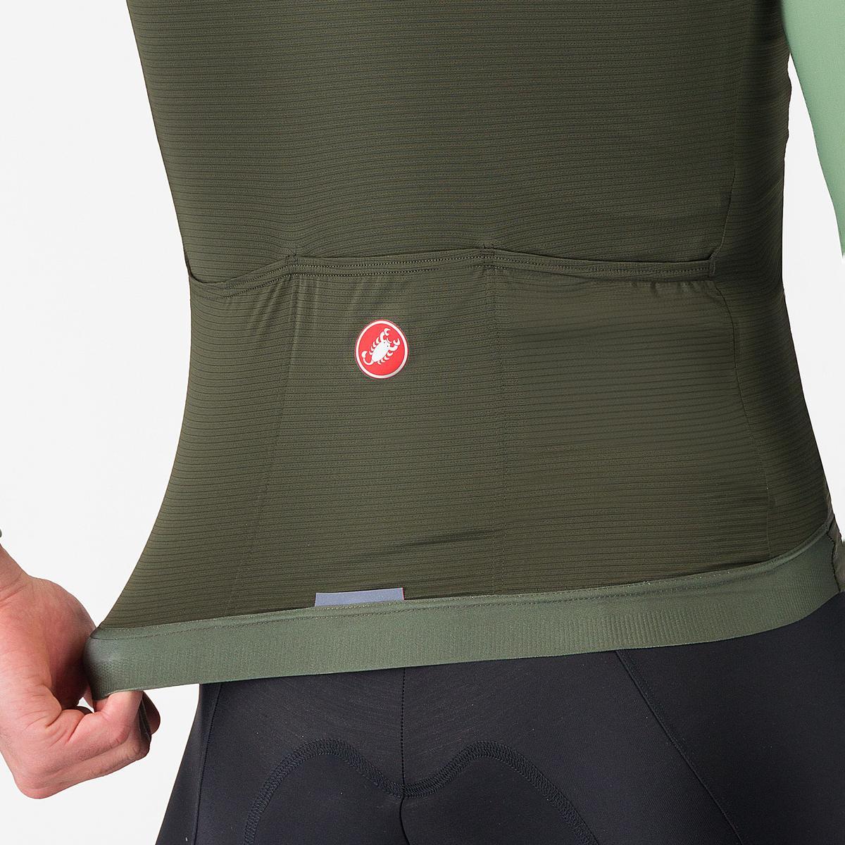 CASTELLI ESPRESSO Bunda bez rukávů Zelená