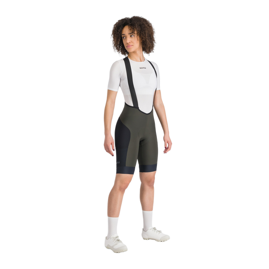 Dámské kraťasy SPORTFUL SUPERGIARA 2 Bib Short Khaki/Black