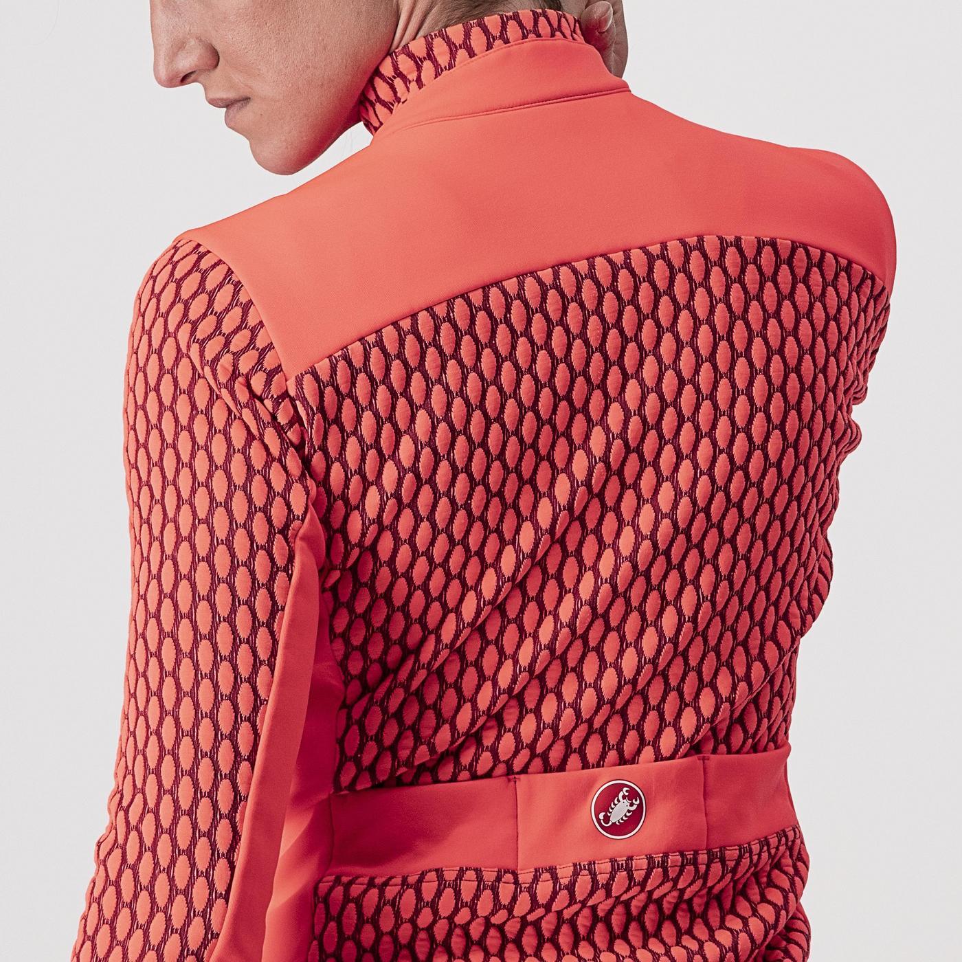 CASTELLI SFIDA 2 Dámský dres s dlouhým rukávem Pink/Bordeaux
