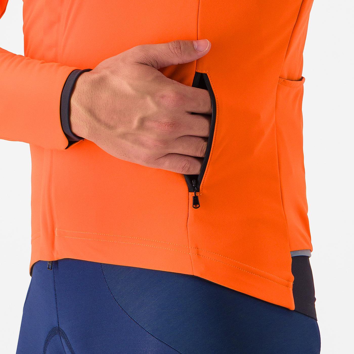 CASTELLI ALPHA 150 Bunda oranžová/černá