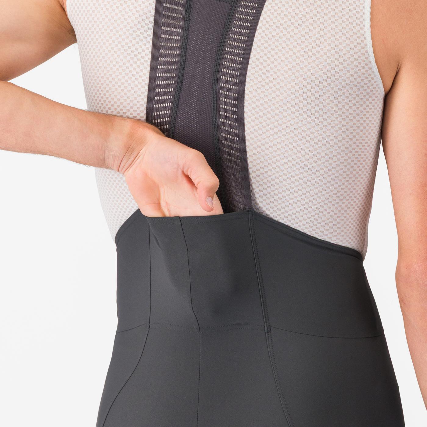 CASTELLI ESPRESSO 2 Bib Short Dark Grey