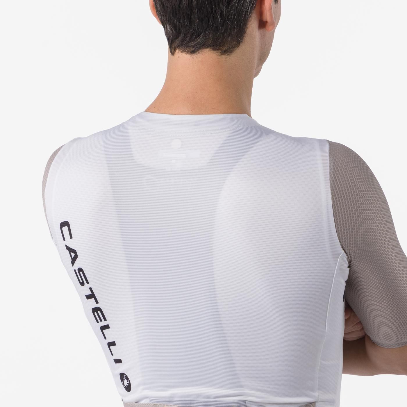 CASTELLI CORRETTO dres s krátkým rukávem Ivory/Clay Jersey