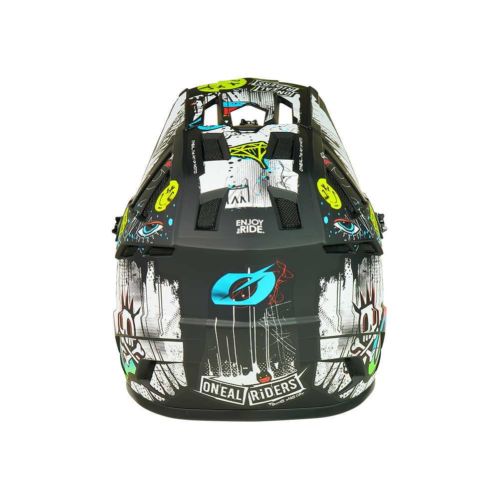 O'NEAL BACKFLIP RANCID MTB přilba černá/bílá