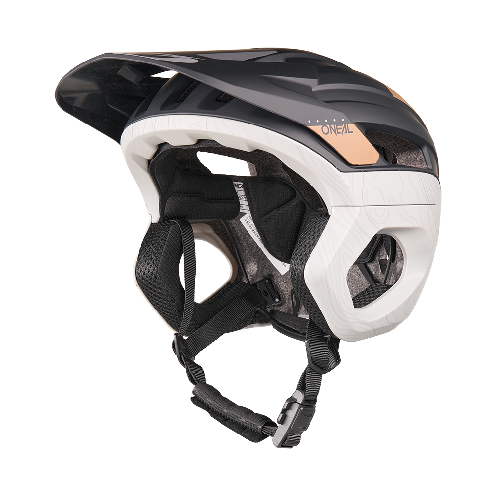 O'NEAL TRAPPER EVO SOLID MTB přilba černá/hnědá/šedá