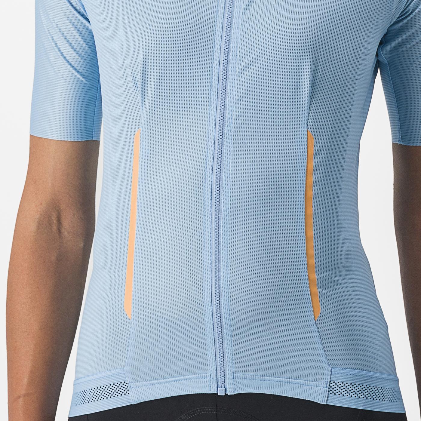 CASTELLI ENDURANCE Dámský dres s krátkým rukávem Blue/White