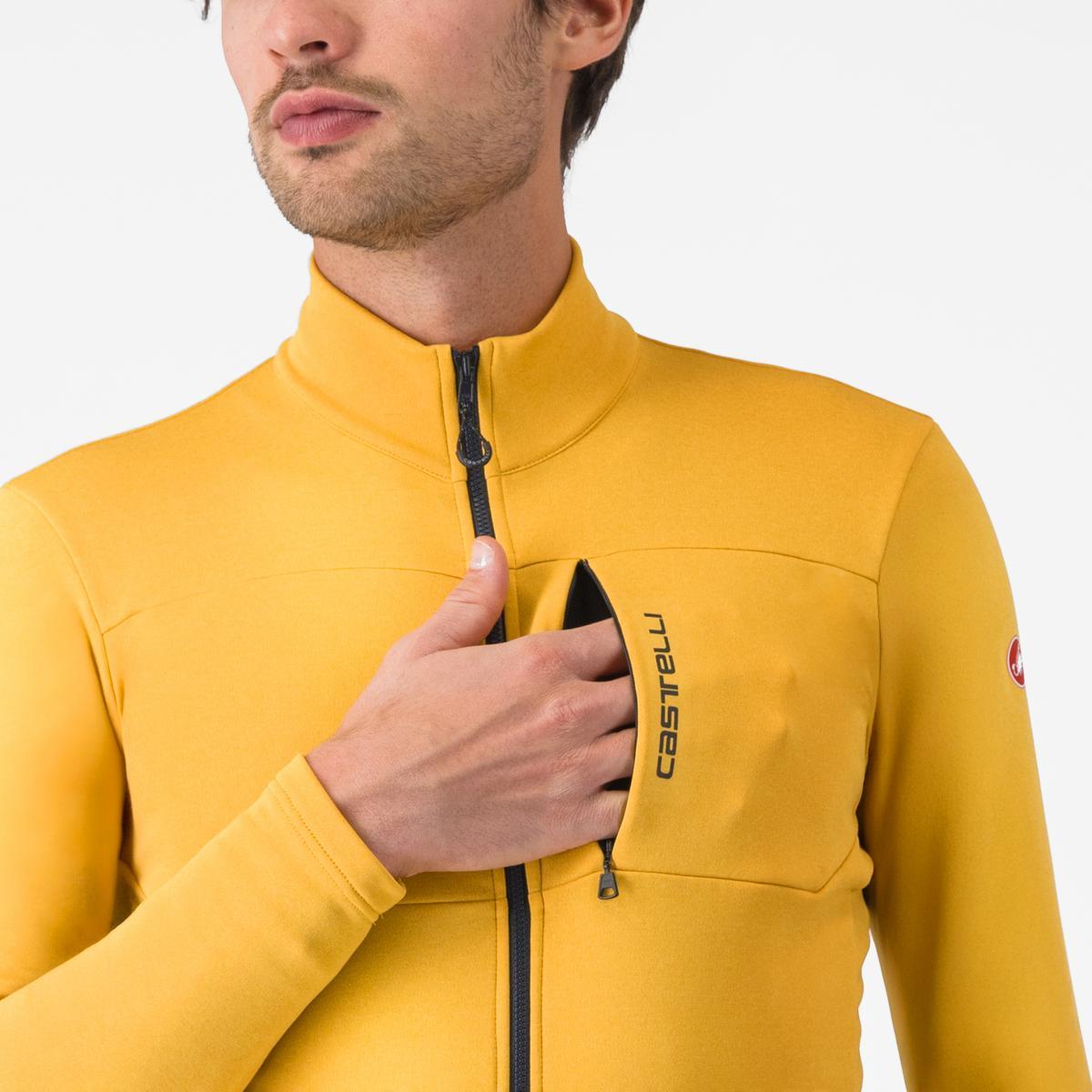 CASTELLI UNLIMITED TRAIL 2 Dres s dlouhým rukávem Yellow/Grey