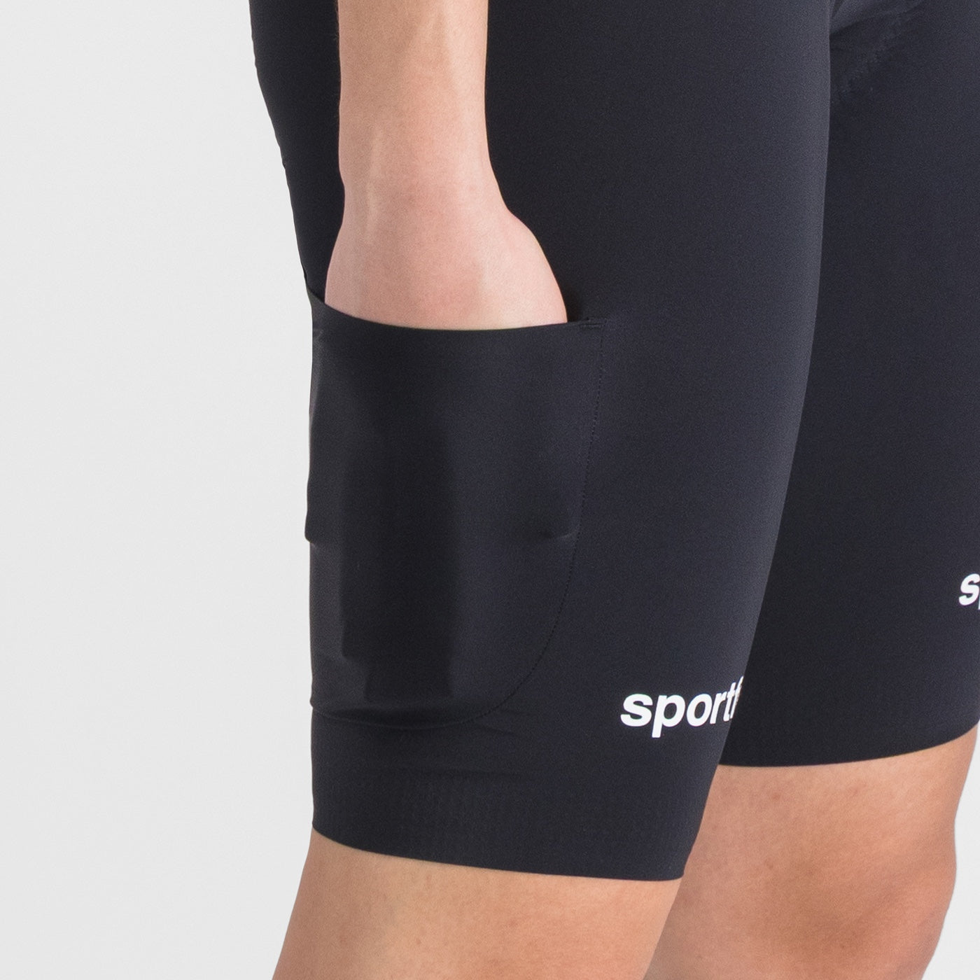 Dámské tričko SPORTFUL G-SUIT s krátkým rukávem Black/Purple