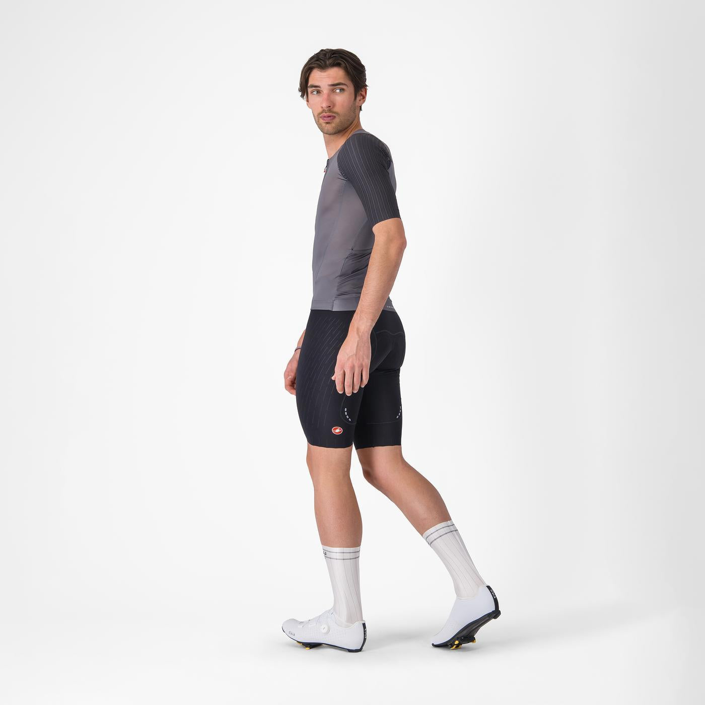 CASTELLI AERO RACE 8S Short Sleeve Jersey Grey