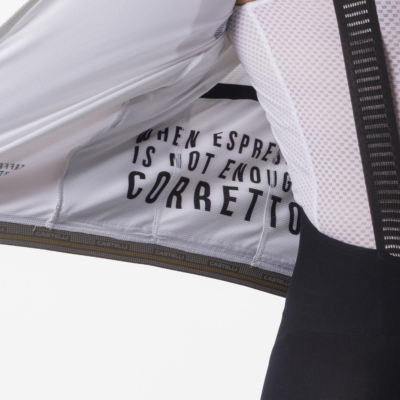 CASTELLI CORRETTO dres s krátkým rukávem Ivory/Clay Jersey