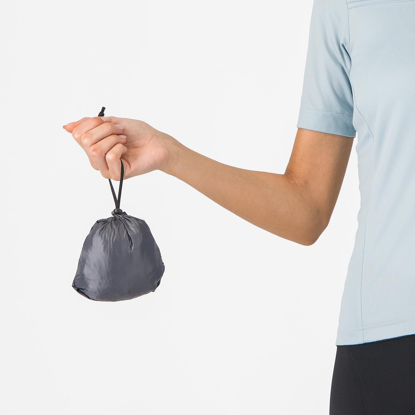 CASTELLI ARIA SHELL Bunda dámská tmavě šedá