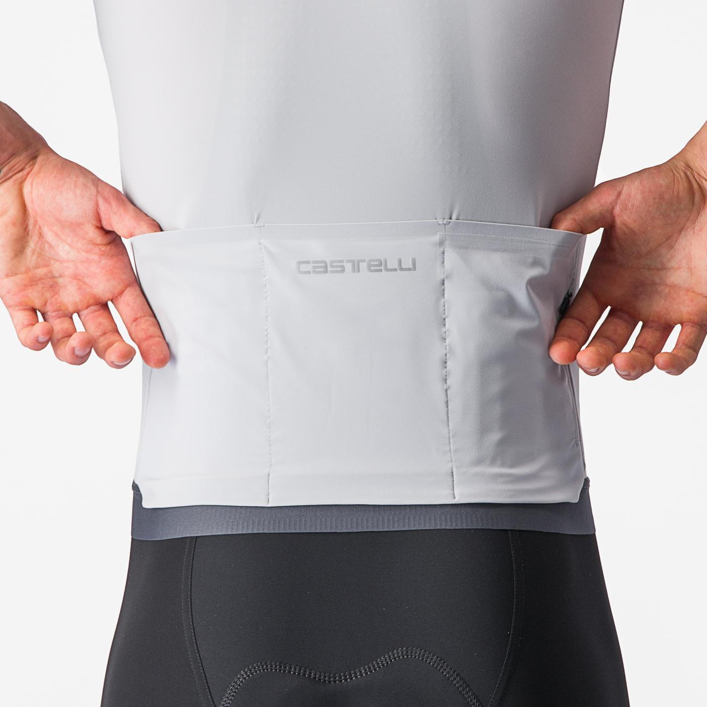 CASTELLI PREMIO Dres s krátkým rukávem Black/Grey