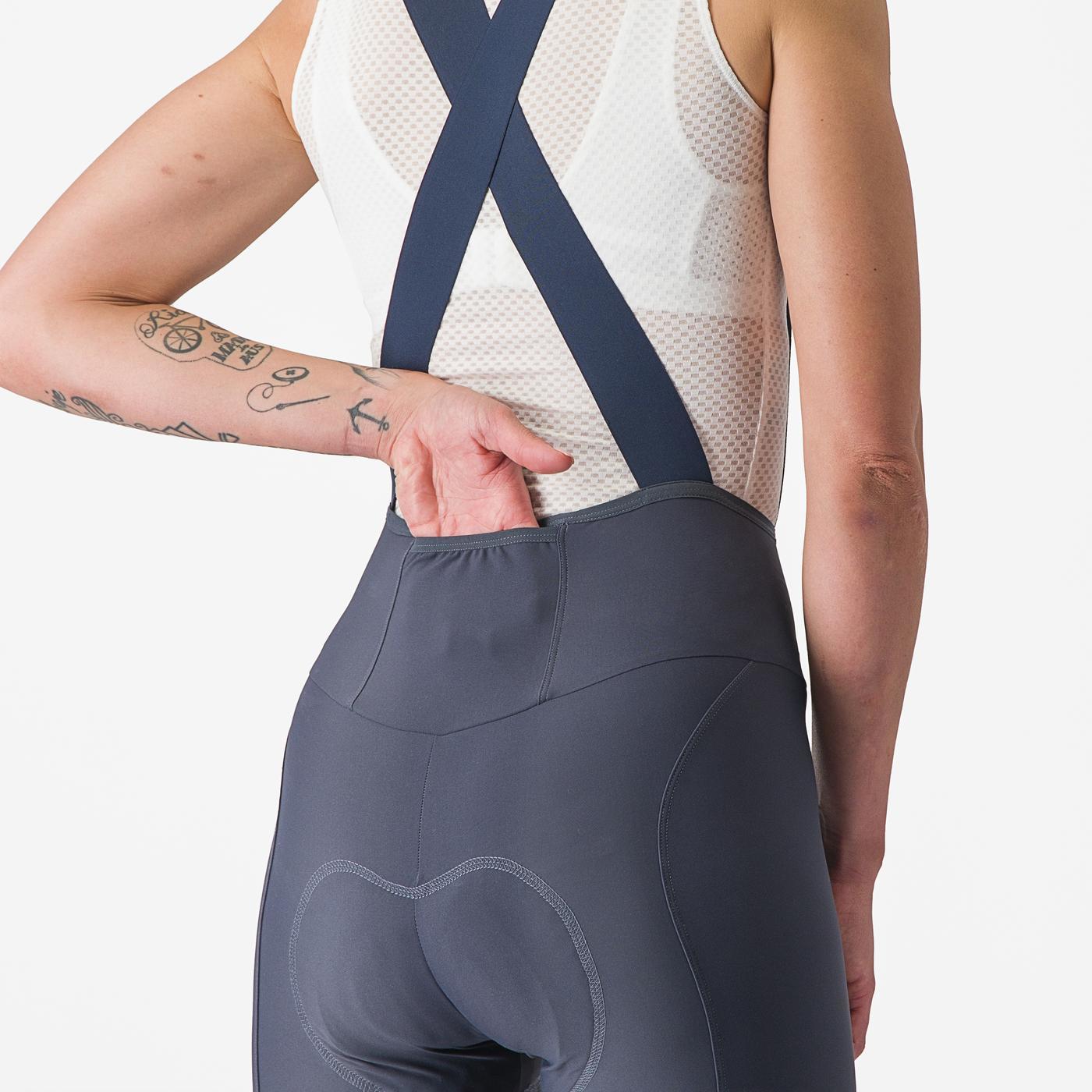 Dámské kalhoty CASTELLI ESPRESSO W DT Blue Bib Tight