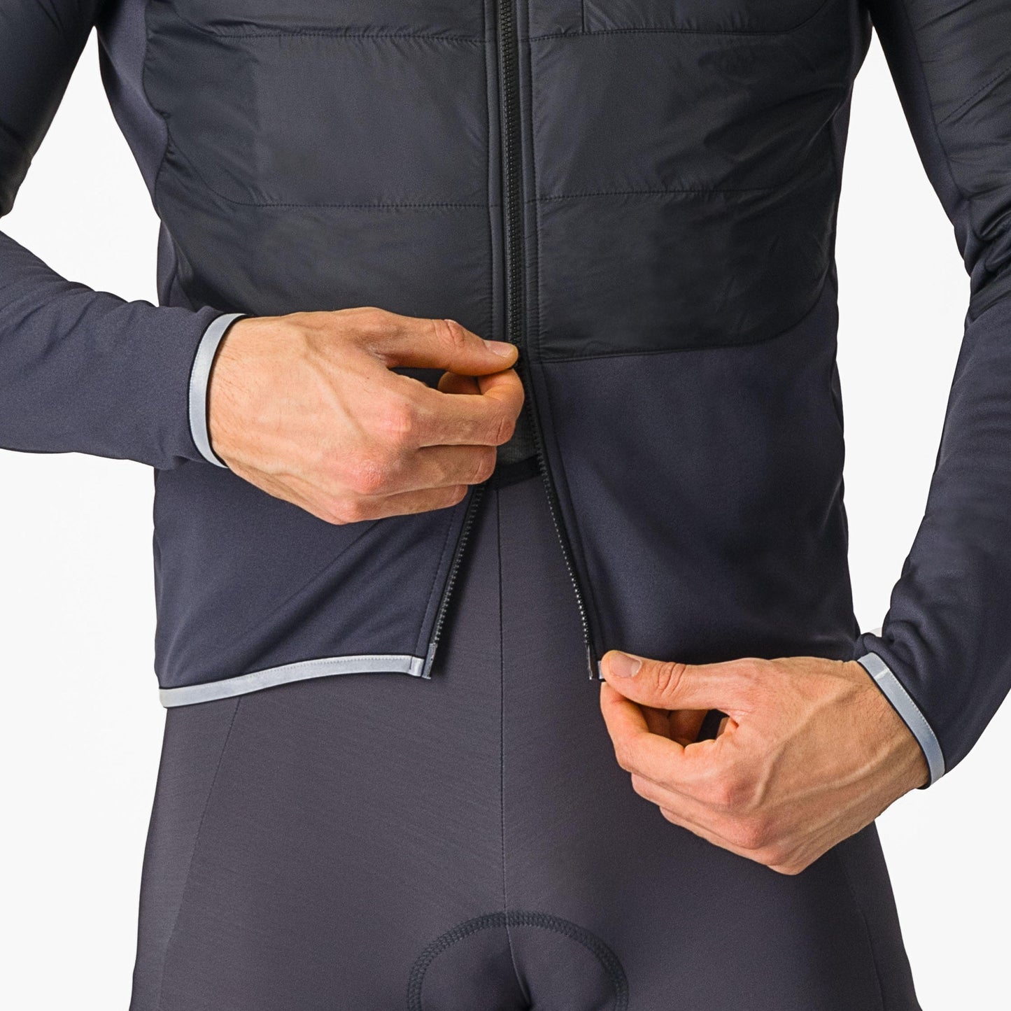 CASTELLI UNLIMITED Bunda černá/šedá