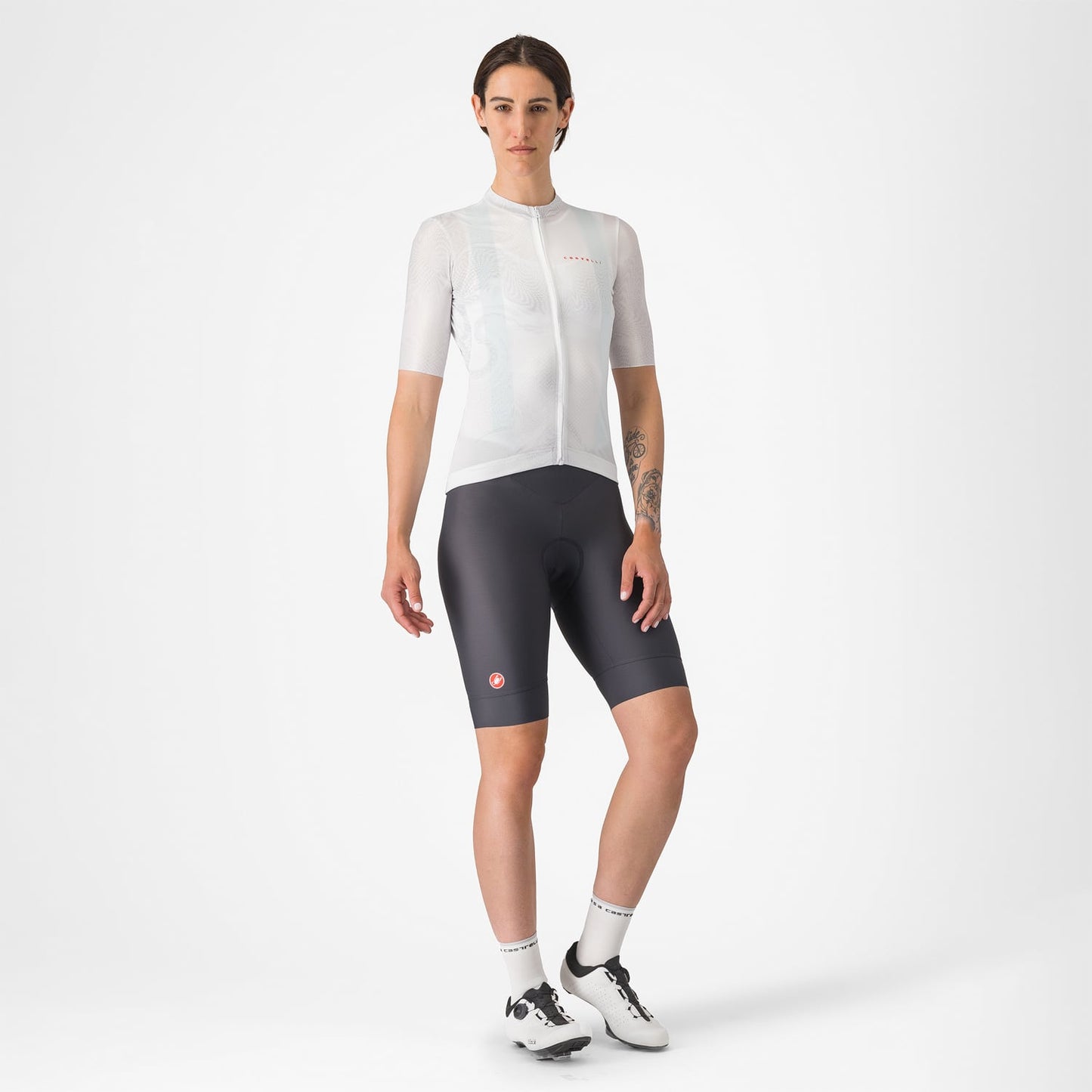 CASTELLI FANTASIA Dámský dres s krátkým rukávem White