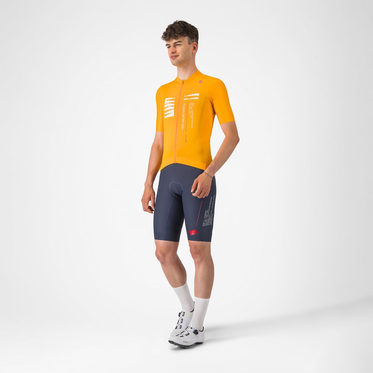 CASTELLI ESPRESSO R--A/D Dres s krátkým rukávem Orange
