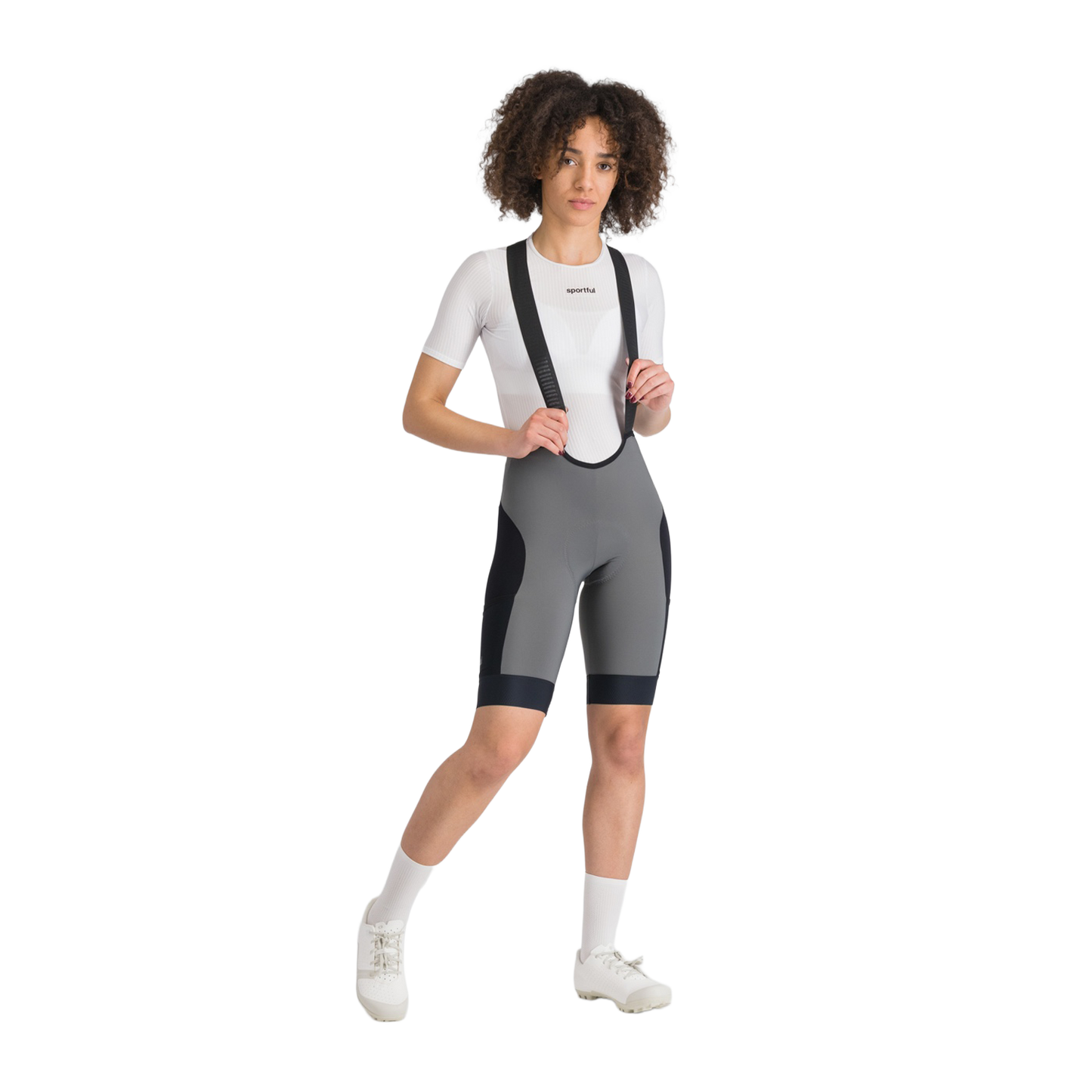 Dámské šortky SPORTFUL SUPERGIARA 2 Bibshort Grey/Black
