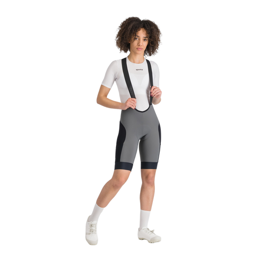 Dámské šortky SPORTFUL SUPERGIARA 2 Bibshort Grey/Black