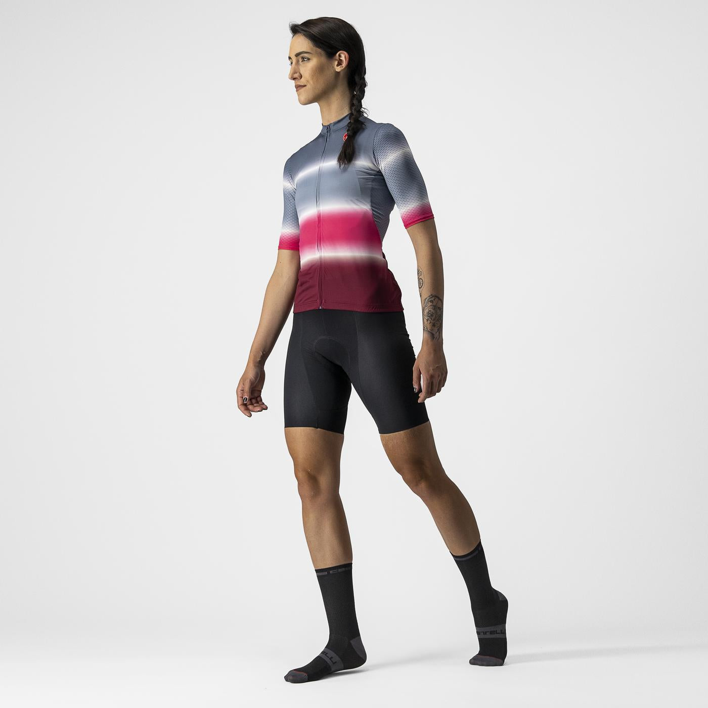 CASTELLI DOLCE Dres s krátkým rukávem Blue/Bordeaux
