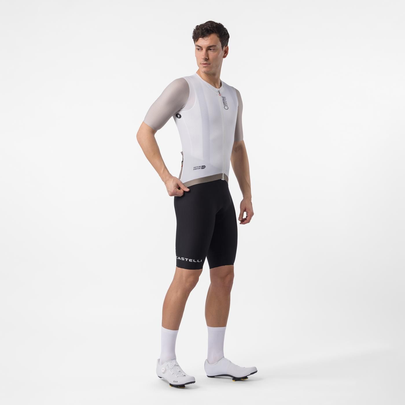 CASTELLI CORRETTO dres s krátkým rukávem Ivory/Clay Jersey