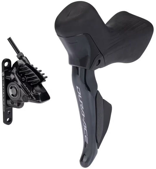 Levá páka a přední brzdič SHIMANO DURA-ACE DI2 R9270 Double Flat Mount 2x12V
