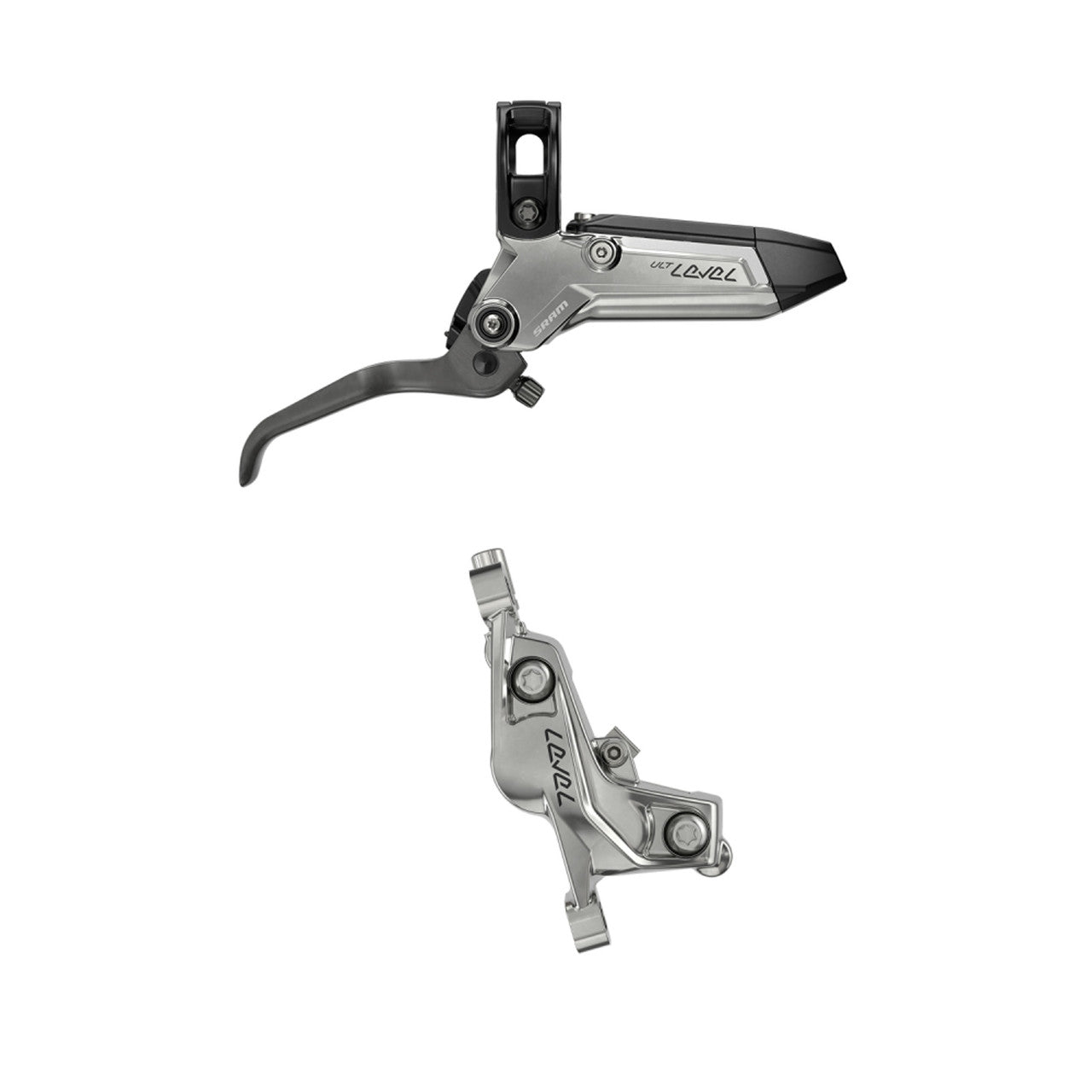 SRAM LEVEL ULTIMATE STEALTH 4pístová přední brzda Stříbrná
