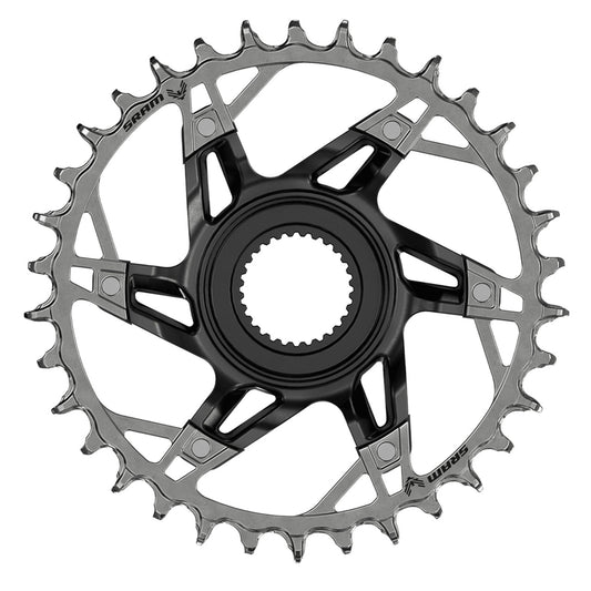 SRAM XX T-TYPE EAGLE BOSCH GEN4 12V Mono řetězový kroužek s přímou montáží černý/stříbrný