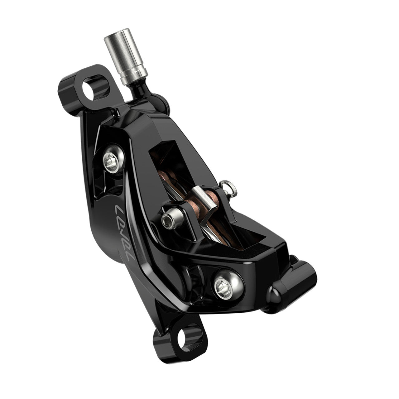SRAM LEVEL SILVER STEALTH 4pístová zadní brzda černá