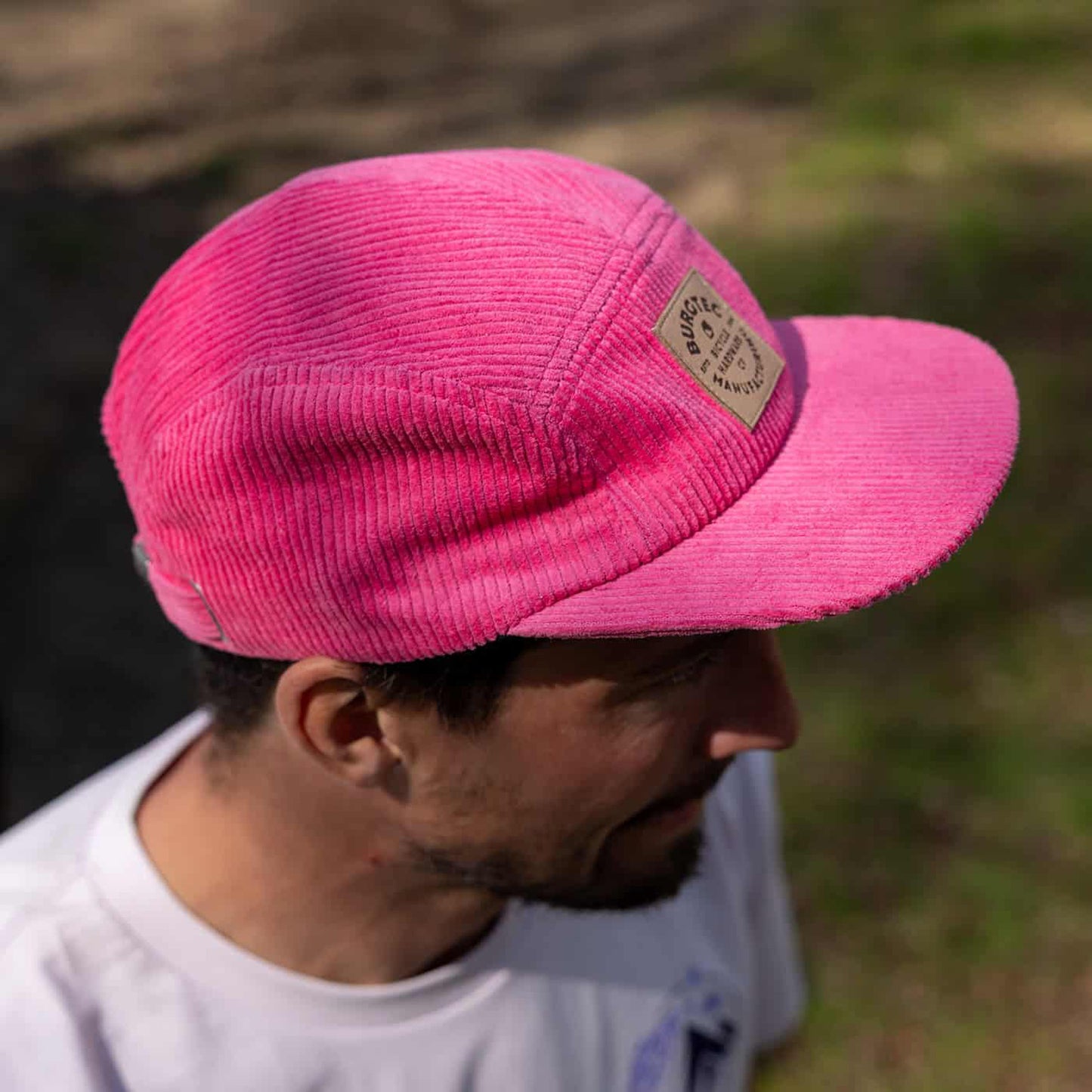 Cap BURGTEC BANDIT CORDUROY FIVE PANEL Pink Toxic Barbie