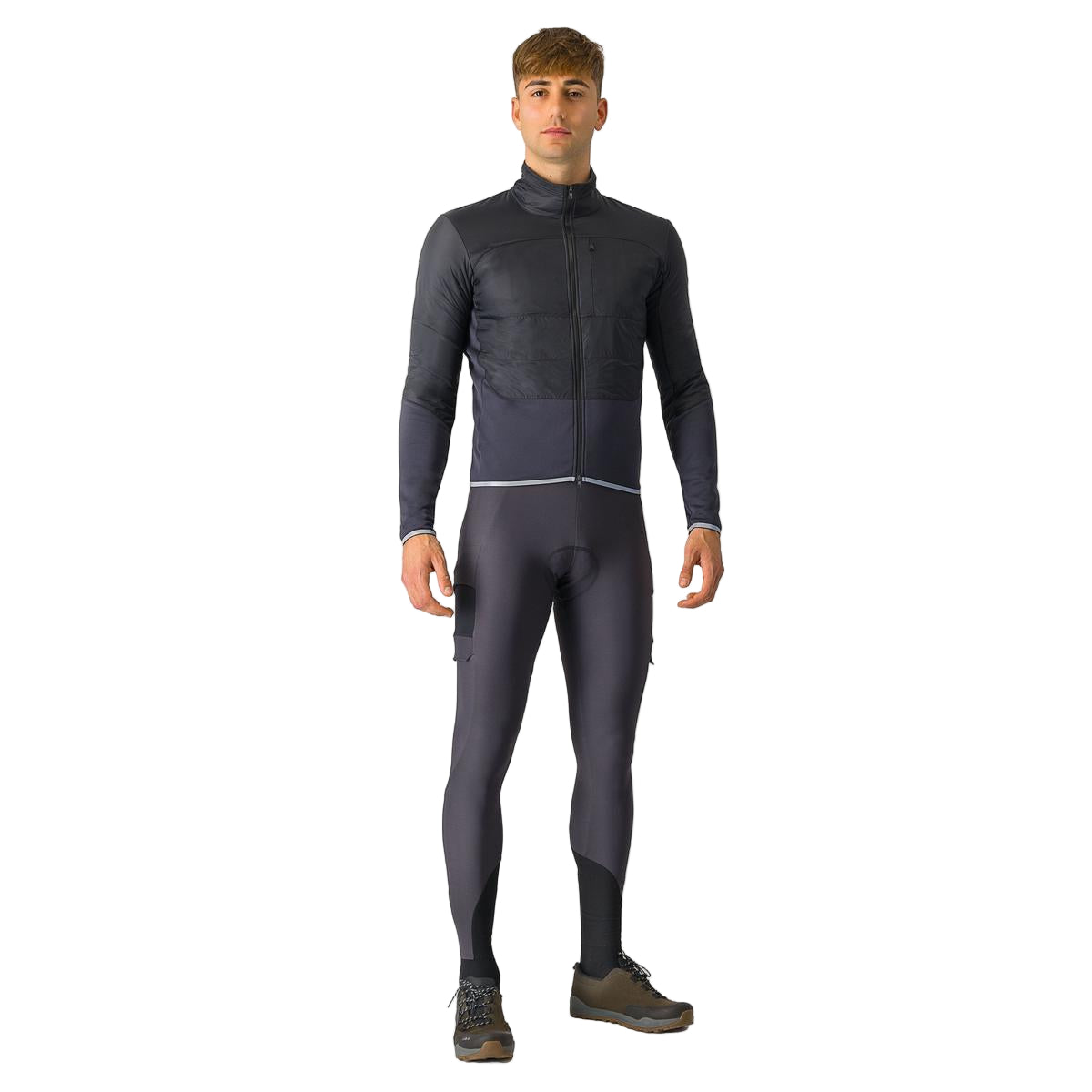 CASTELLI UNLIMITED Bunda černá/šedá