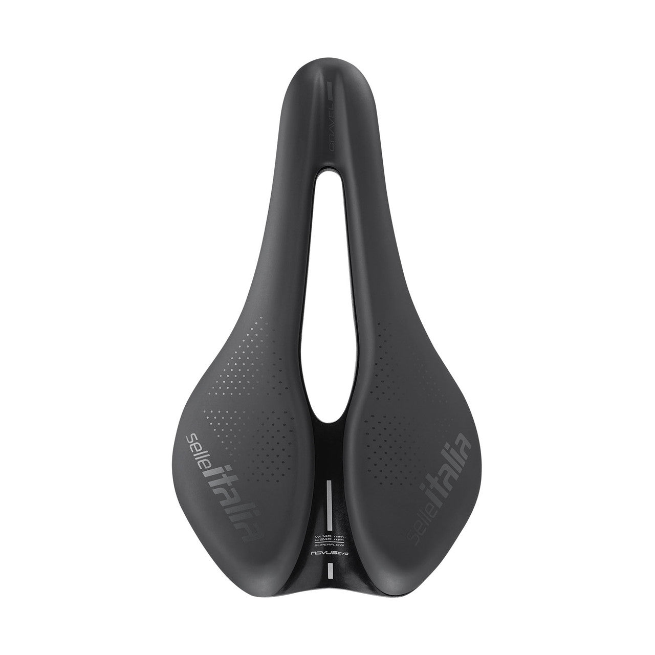 Sedlo Novus Boost Evo Gravel TM L3 - pohled shora