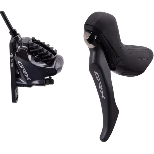 Levá páčka Mono a přední třmen SHIMANO GRX BL-RX810 + BR-RX810 Flat Mount
