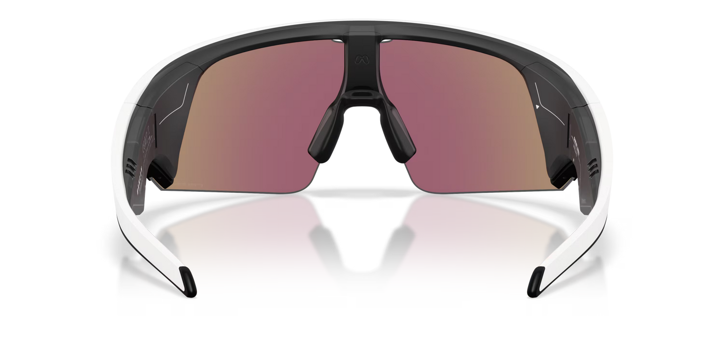 OAKLEY VANGUARD META Glasses Black/White Prizm Sapphire Lens