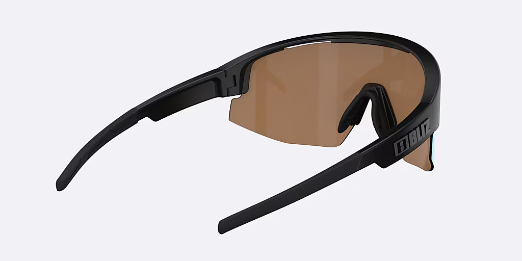 BLIZ MATRIX Sluneční brýle Black Matt Nano Optics Nordic Ligh Coral - Orange w Blue Multi