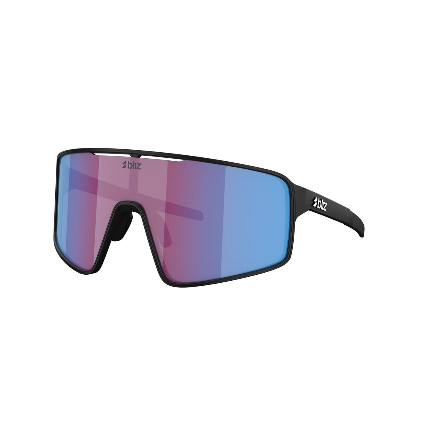 BLIZ P001 Black Matt Pink Violet Blue Mirror Brýle