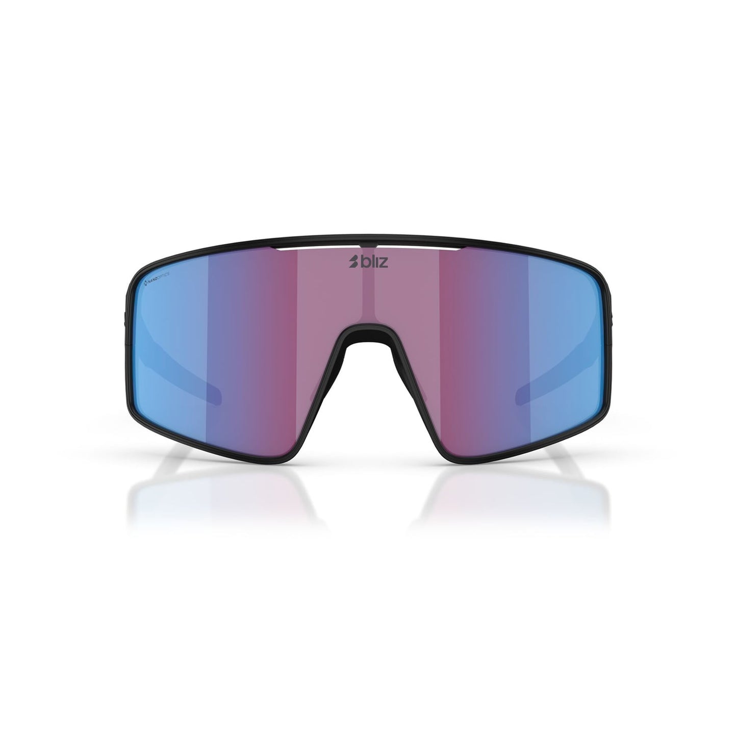 BLIZ P001 S Black Matt Pink Violet Blue Mirror Brýle