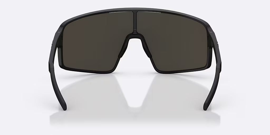 BLIZ P001 Black Matt Grey w Blue Mirror Lens