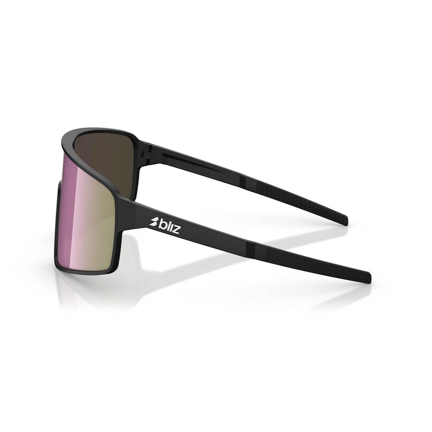 BLIZ P001 S Black Matt Frame Brown Pink Vícebarevné brýle