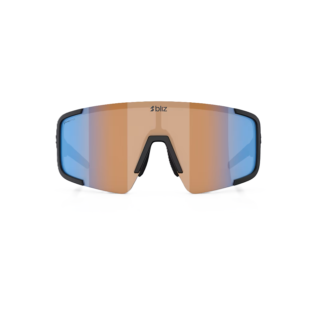 BLIZ P003 Black Matt Brýle Nano Optics Nordic Ligh Coral - Orange w Blue Multi