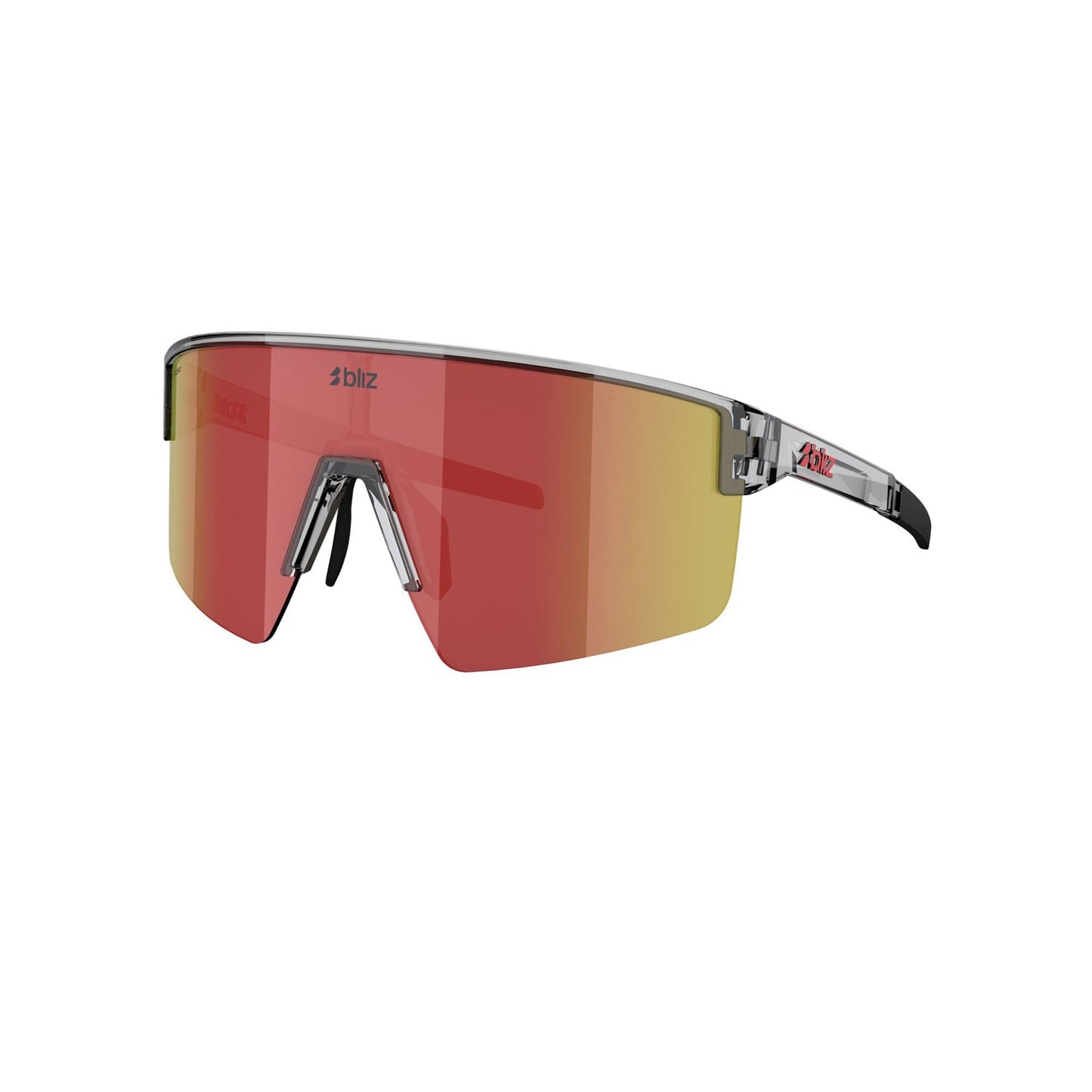 Glasses BLIZ P004 Transparent Grey Screen Red Multi