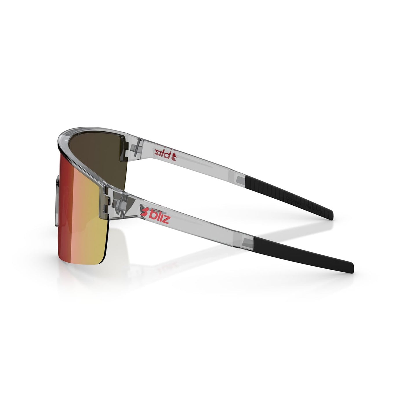 Glasses BLIZ P004 Transparent Grey Screen Red Multi