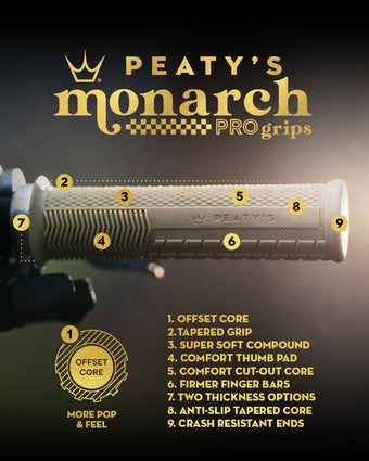 Grips PEATY'S MONARCH PRO MUSHROOM Supersoft Sage