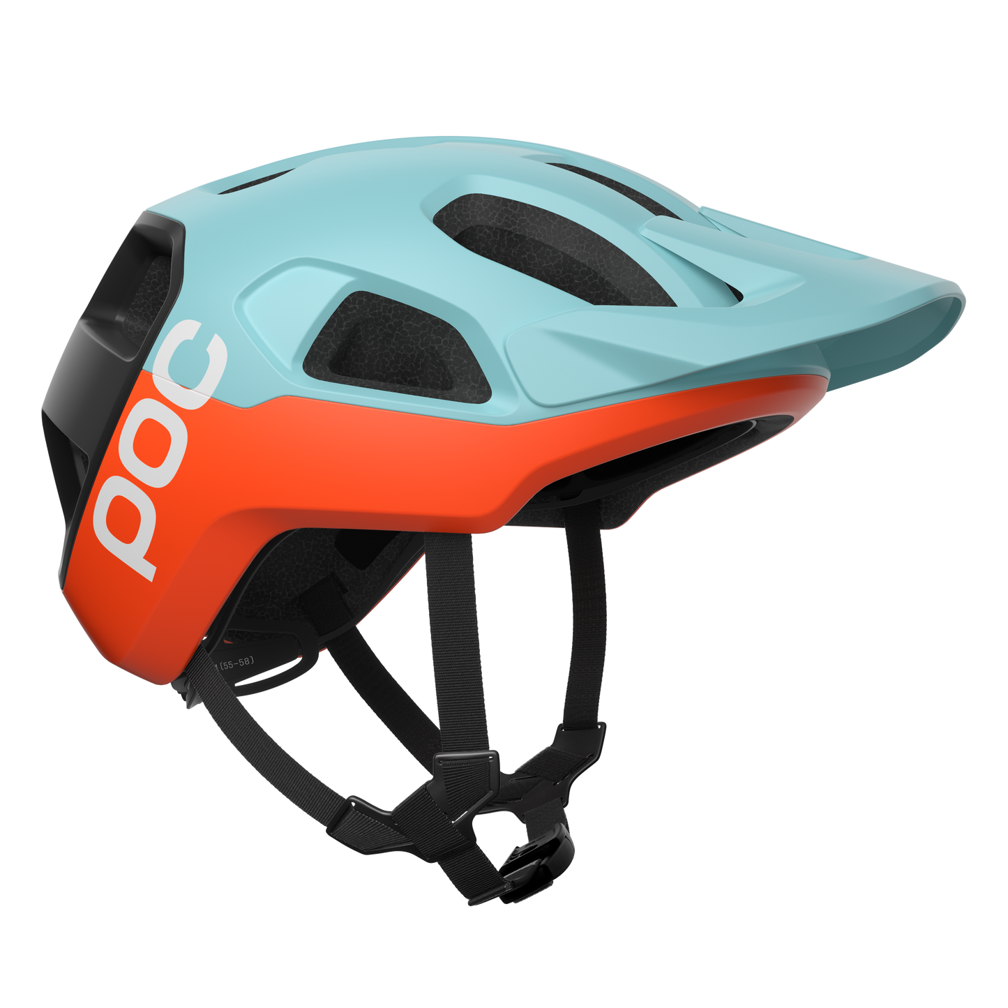 POC CULARIS MTB Helmet Blue/Orange Matt