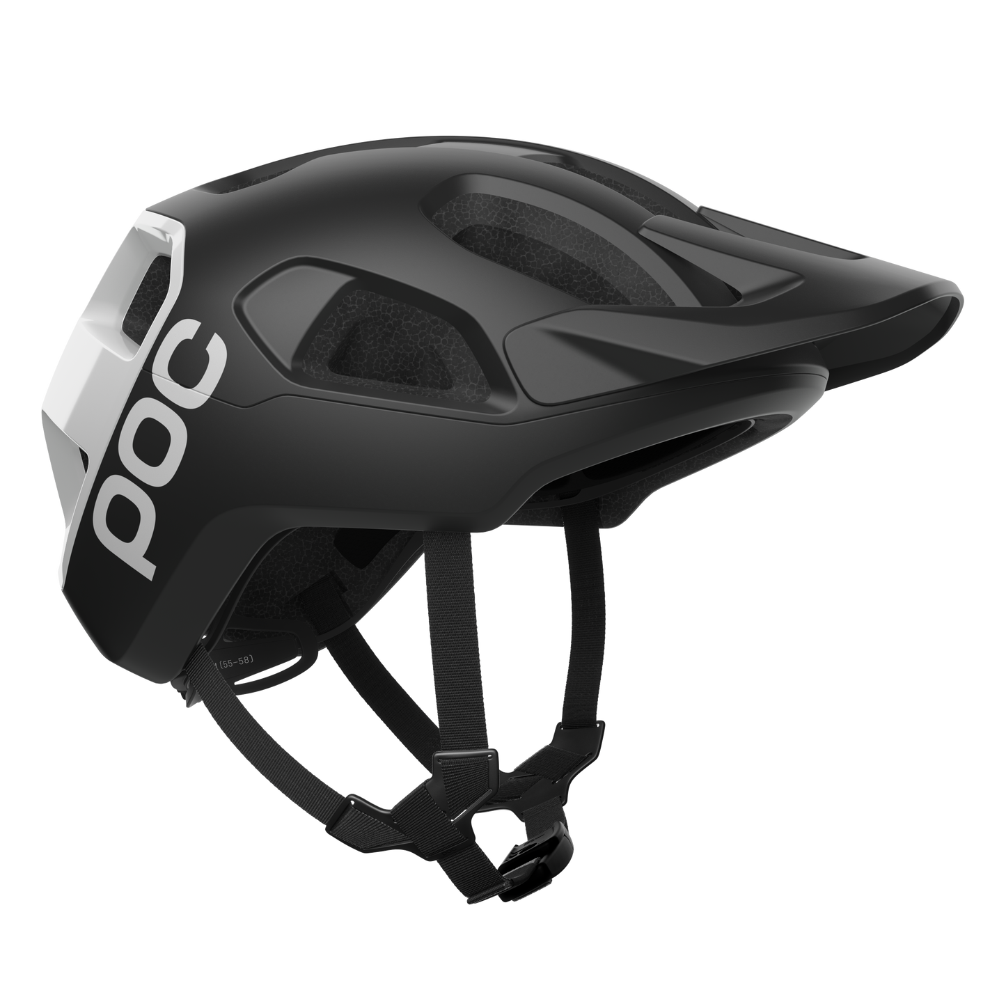 POC CULARIS MTB Helmet Black/White Matt Logo
