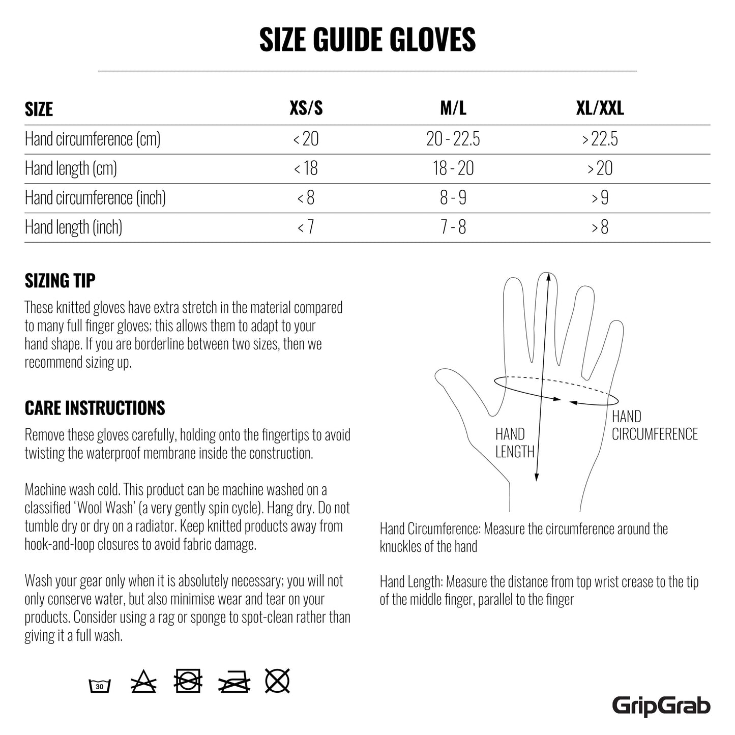 GRIPGRAB EXPLR RC MAX Short Gloves Black