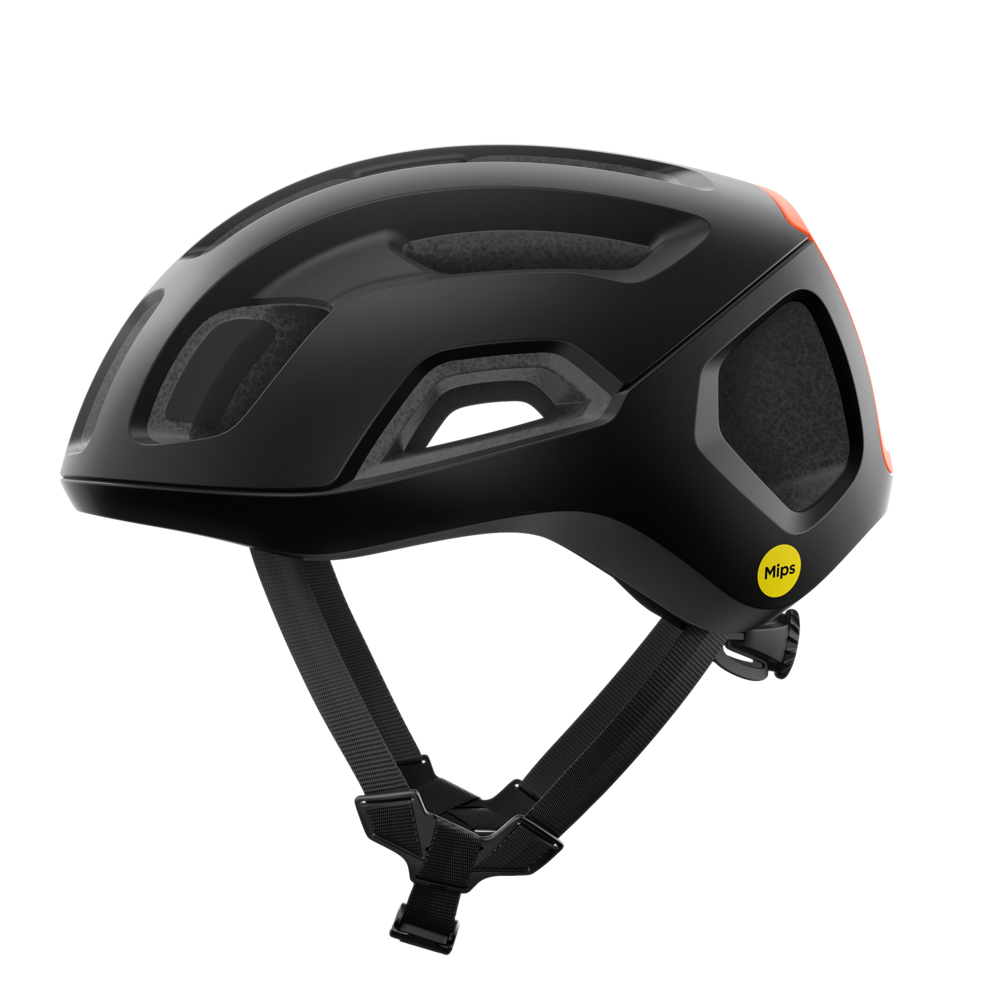 POC VENTRAL AIR MIPS Silniční přilba Black/Orange Fluo Matt